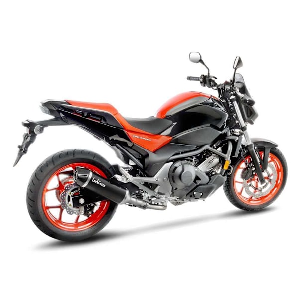 Leovince Homologeret Lyddæmper I Rustfrit Stål Og Kulstof Nero Honda Integra 750/dct/abs/nc 750 S/x/dct/abs 16-20 Ref:14042 Søvfarvet