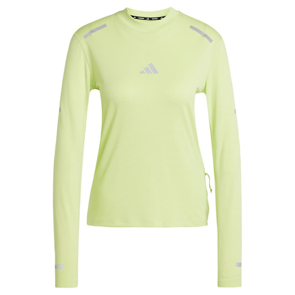 Adidas Ultimate Running Reflective Pitkähihainen T-paita Keltainen XS Nainen