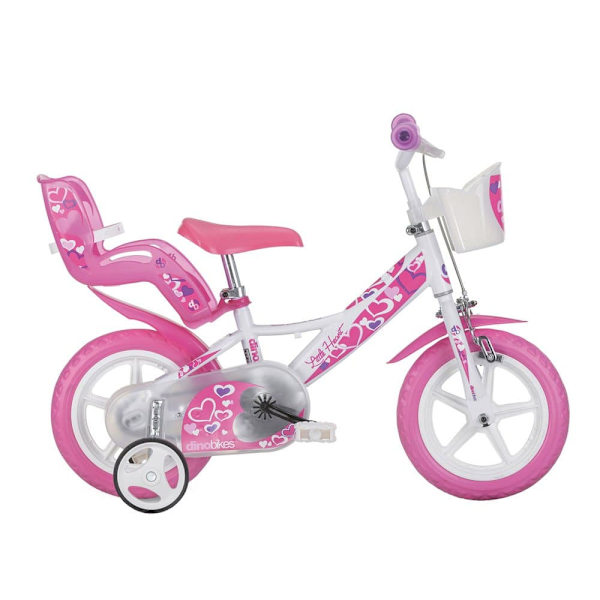 Dino Bikes Hearts 12´´ Cykel Vit 3-5 Years Pojke
