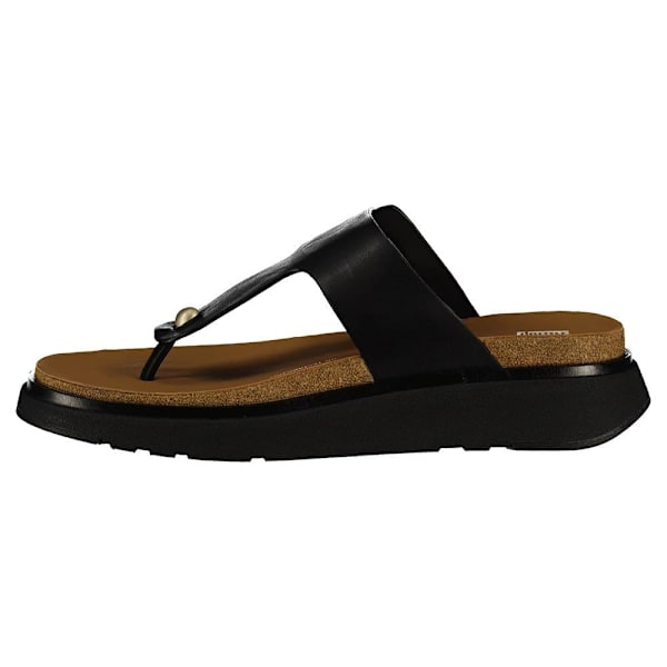 Fitflop Klipklapper Buckle Leather Toe-post Sort EU 39 Kvinde