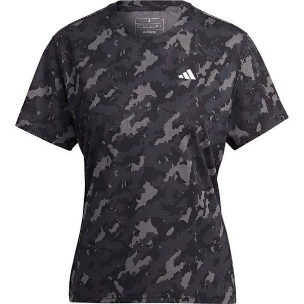 Adidas Kortærmet T-shirt Own The Run Aop Sort XS Kvinde