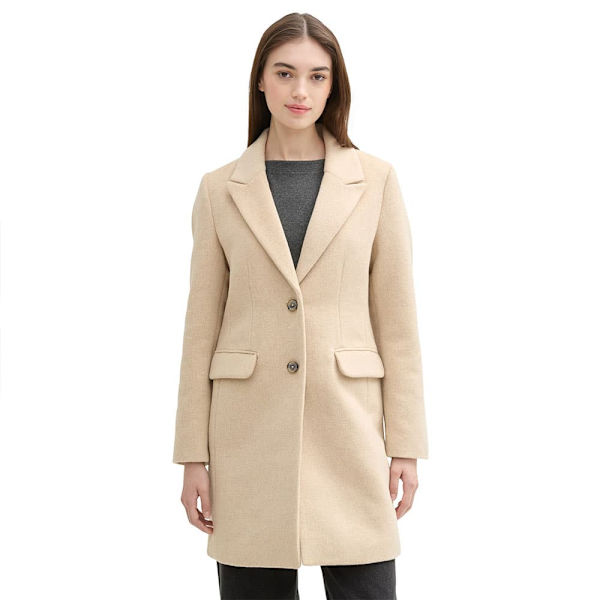 Tom Tailor 1042882 Fitted Kappa Beige M Kvinna