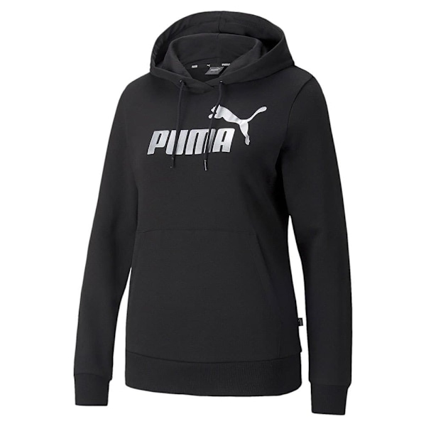 Puma Hættetrøje Ess+ Metallic Logo Sort XS Kvinde