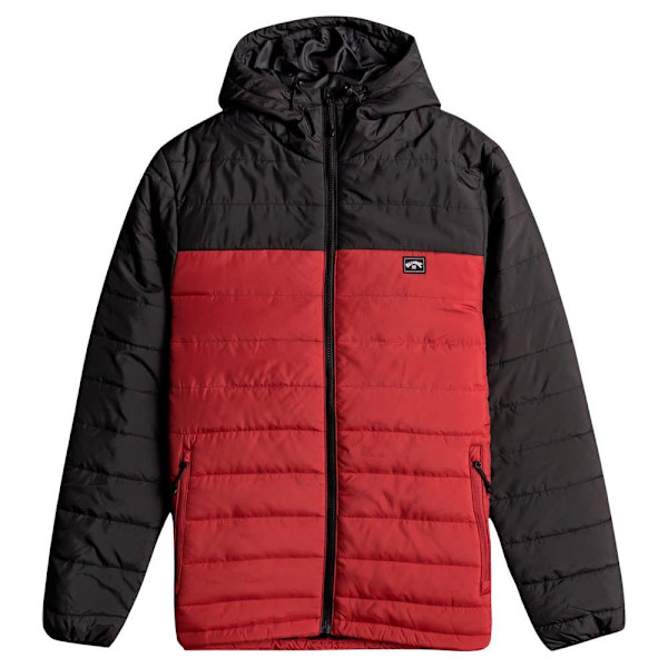 Billabong Jakke Surf Check Puff Rød M Mand