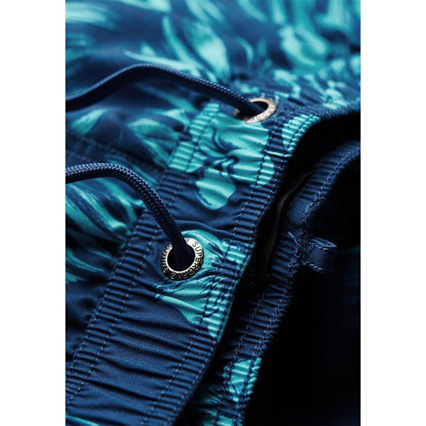 Superdry Hawaiian Print 17´´ Badbyxor Blå S Man