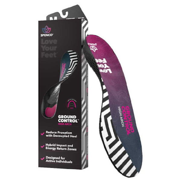 Spenco Pohjallinen Ground Control High Arch Sininen EU 38-40 Mies