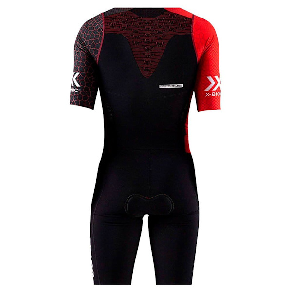 X-bionic Kilpapuku Lyhythihainen Trisuit Dragonfly Punainen,Musta S Mies