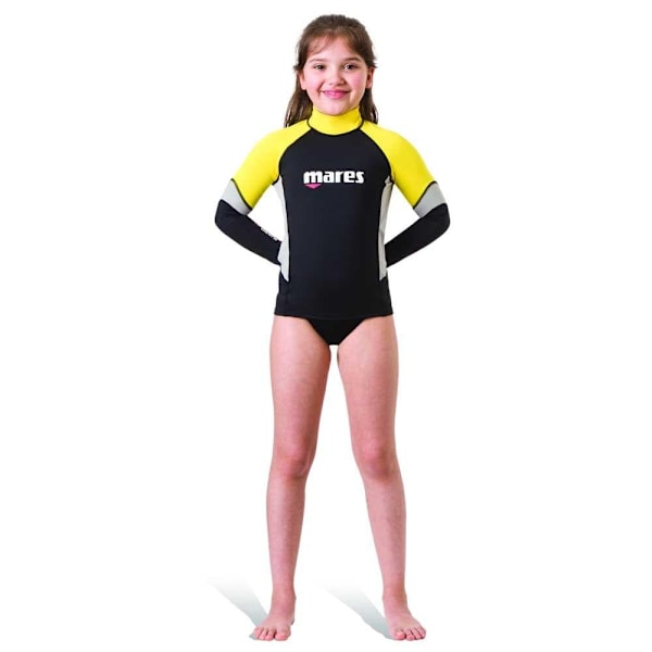 Mares Langærmet T-shirt Junior Rash Guard Upf Block +80 Sort M