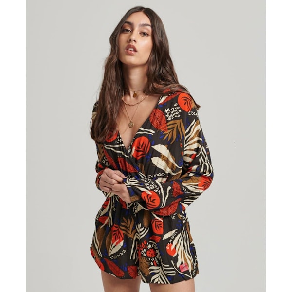 Superdry Romper Vintage Beach Musta L Nainen