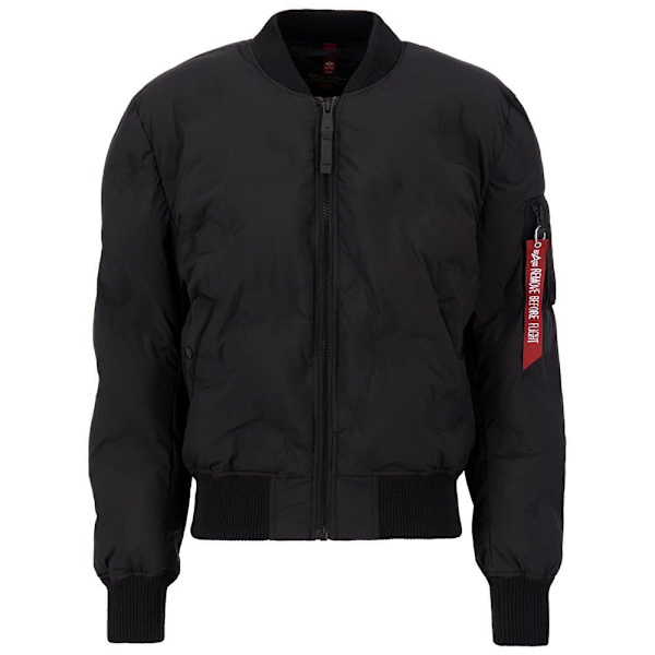 Alpha Industries Ma-1 Emb Logo Puffer Bomberjakke Sort 3XL Mand