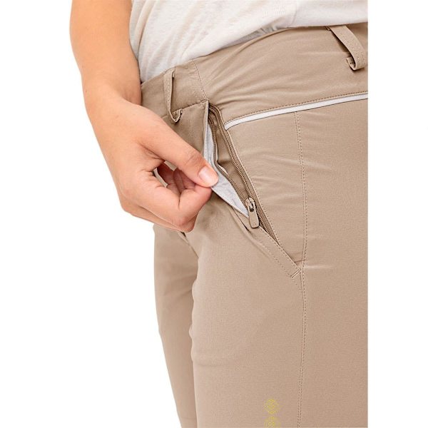 Vaude Skomers Iii Shorts Beige 34 Kvinna