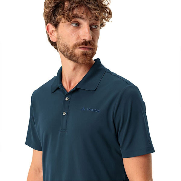 Vaude Kortærmet Polo Essential Polo Blå L Mand