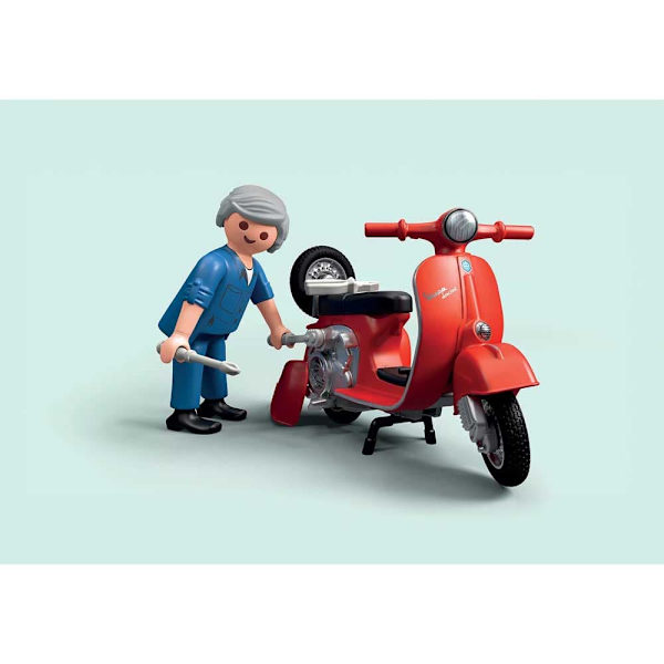 Playmobil Vespa Workshop Retro 60-luku