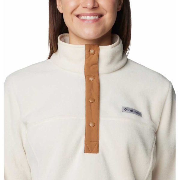 Columbia Benton Springs™ Fleece Med Halv Dragkedja Beige S Kvinna