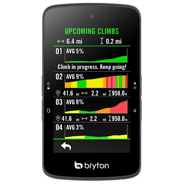 Bryton Cykelcomputer Rider S800 E Sort