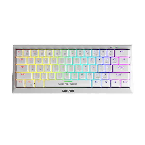 Scorpion Marvo Spel Mekaniskt Tangentbord Ma-kg962wh-b Sp