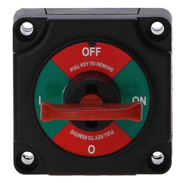 Euromarine Unipolar Batteri Nøgleafbryder 12-48v 300a Søvfarvet 68 x 68 x 72 mm