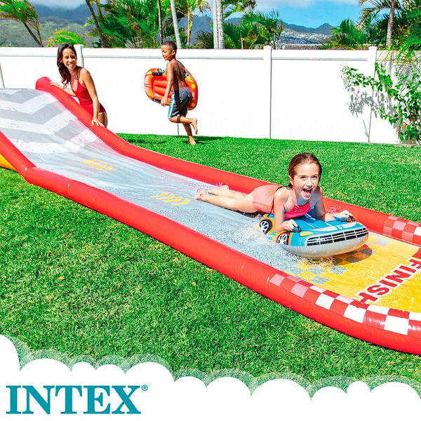 Intex Racing Fun Slidng Track 561x119x79 Cm Monivärinen 561 x 119 x 79 cm