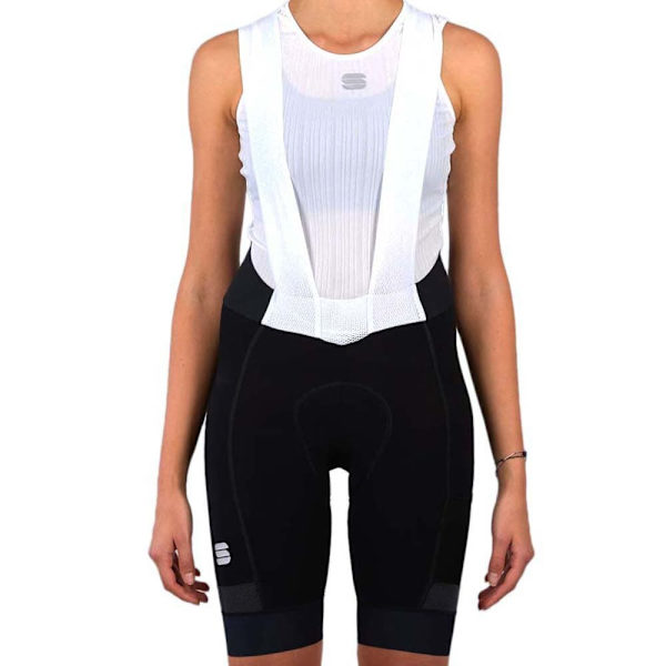 Sportful Bib Shorts Supergiara Hvid,Sort L Kvinde