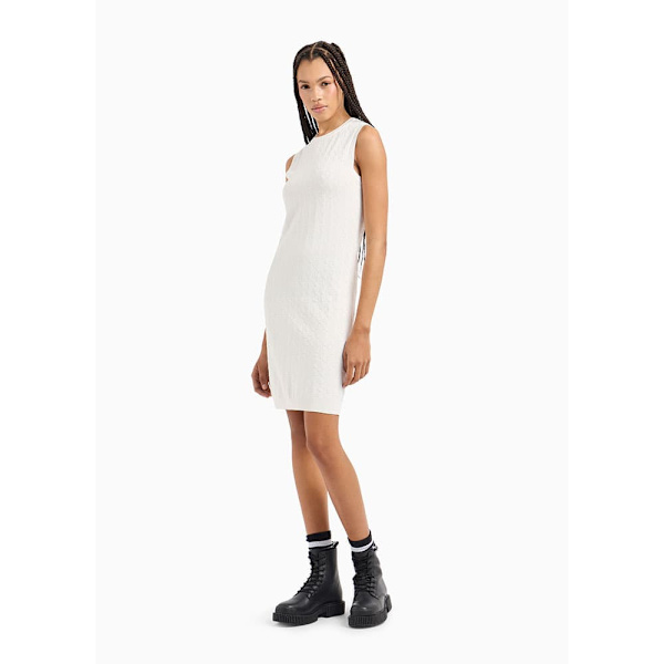 Armani Exchange 8nya9a_ymh6z ärmlös Klänning Vit S Kvinna