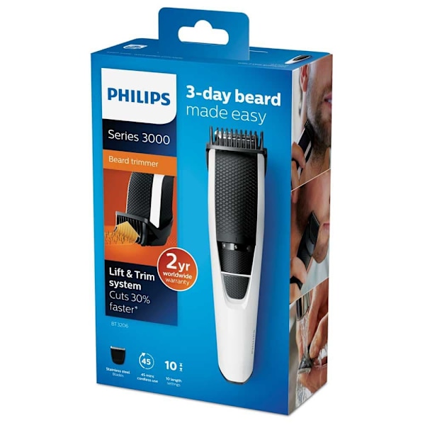 Philips Barbermaskine Bt3206 Sort,Søvfarvet