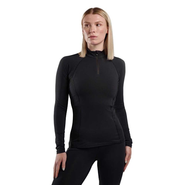 Montane Dart Xt Halv Dragkedja Långärmad T-shirt Svart XL Kvinna
