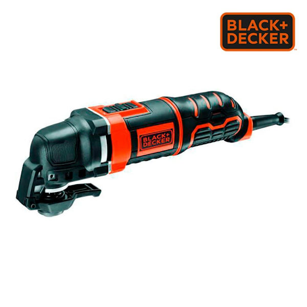 Black & Decker Oscillerende Multiværktøj Mt300ka-qs 300w Med 12 Tilbehør Sort