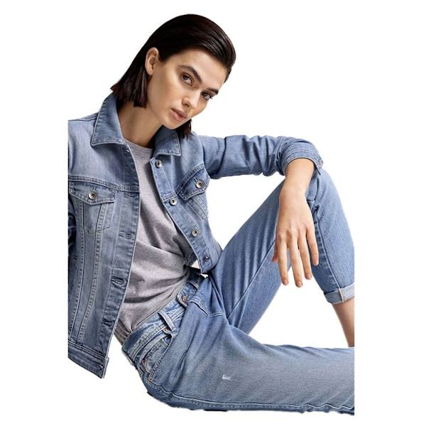 Salsa Jeans Trucker Jacka Slim Fit Blå M Kvinna