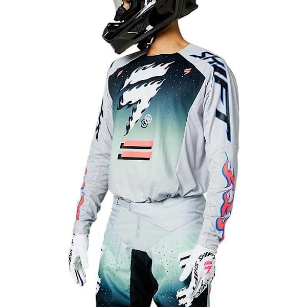 Fox Racing Mx Black Label Lean Långärmad Trikå Flerfärgad L Man