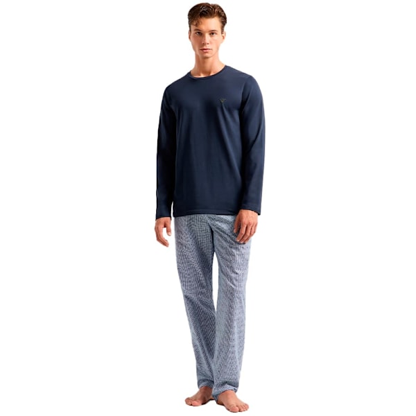Emporio Armani 111860-4f576 Pyjamas Med Långa ärmar Blå S Man