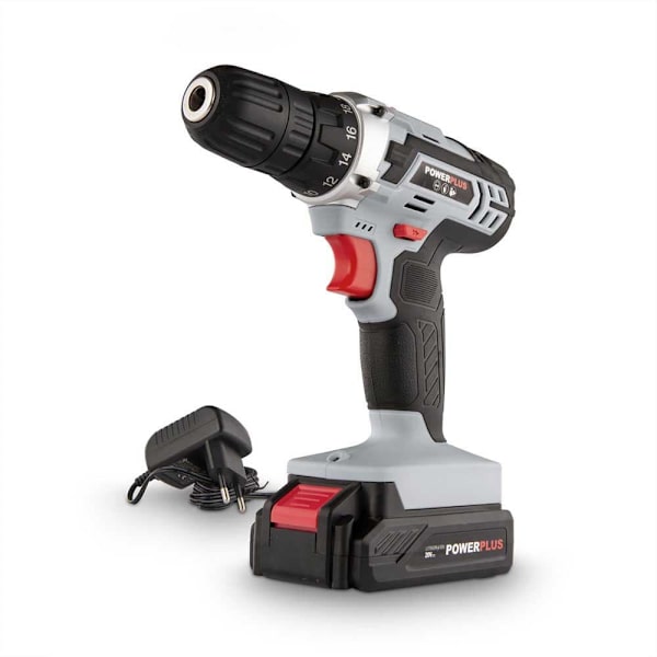 Powerplus Akku Boremaskine Powc1071 20v Søvfarvet