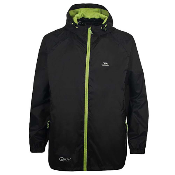 Trespass Qikpac Jakke Sort M Mand