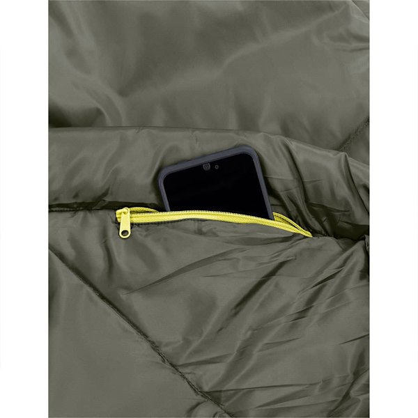 Vaude Sovsäck Sioux 800 Ii Grönt Regular / Left Zipper