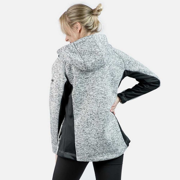 Izas Fleece Med Huva Equus W Grå L Kvinna