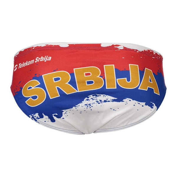 Turbo Simning Kalsonger Srbja Röd,Blå S Man