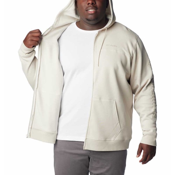 Columbia Sweatshirt Med Full Dragkedja 1889164 Beige S Man