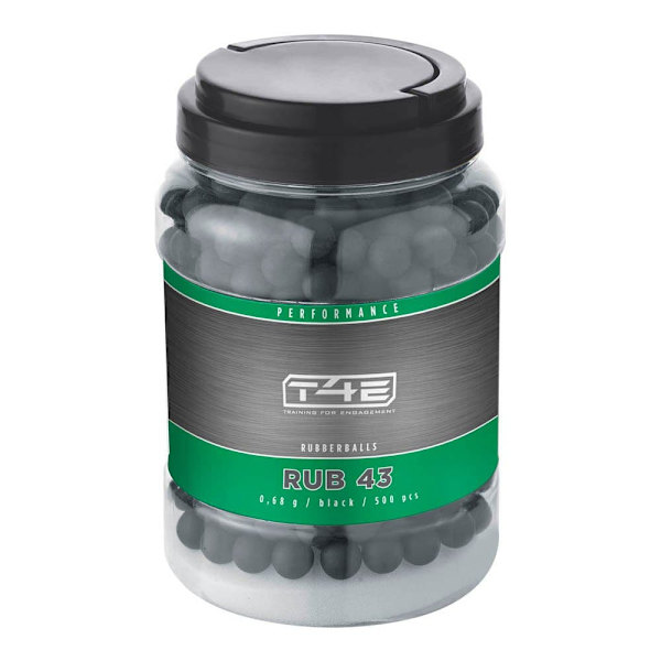 T4e Pellets Performance Rub 43-0.68 500 Enheder Transparent