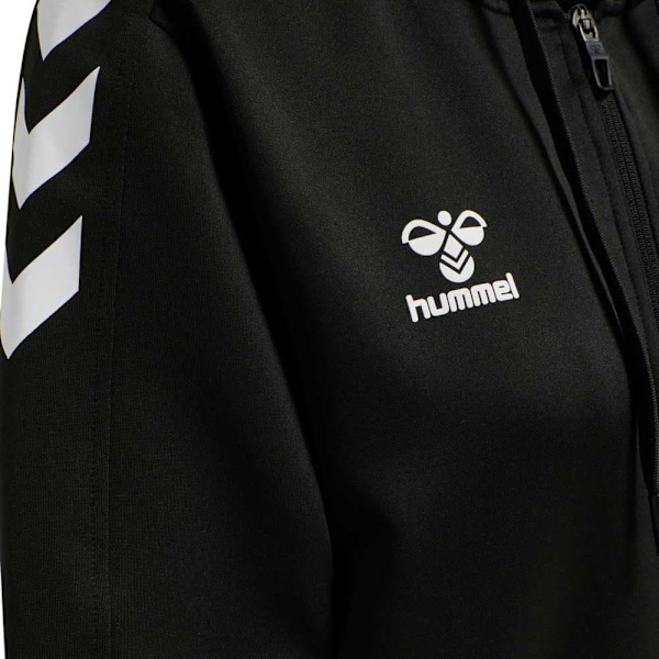 Hummel Sweatshirt Med Fuld Lynlås Core Xk Poly Sort XL Kvinde