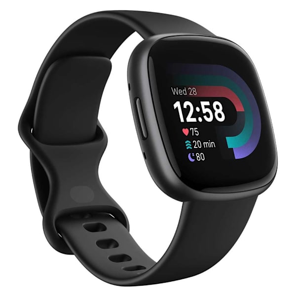 Fitbit Smartwatch Versa 4 Sort Grafit