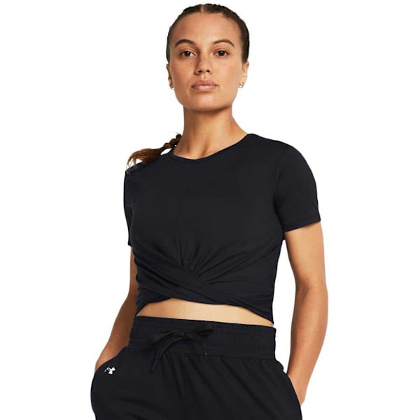 Under Armour Kortærmet T-shirt Motion Crossover Crop Sort L Kvinde