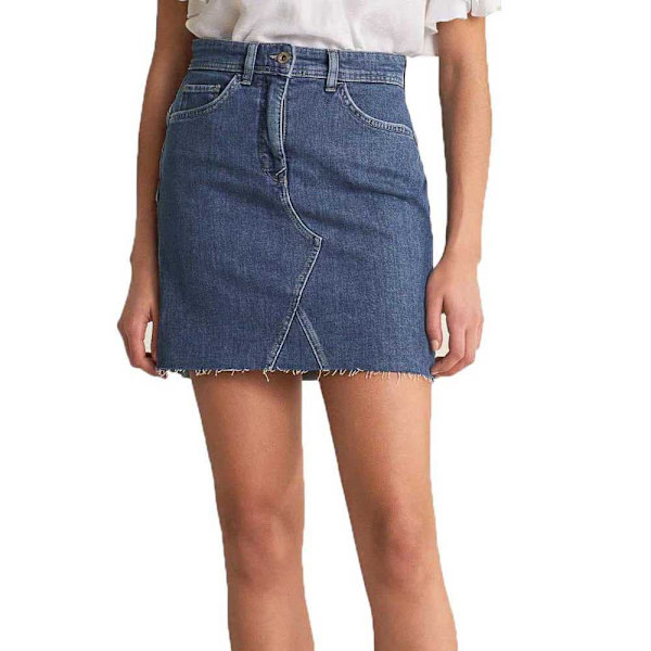 Salsa Jeans Minikjol I Jeans Push In Secret Glamour Blå 31 Kvinna