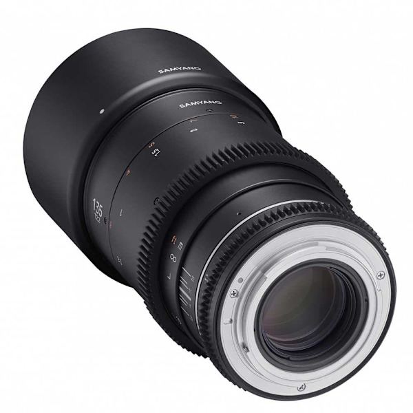 Samyang Linse 135 Mm T2.2 Ed Umc Vdslr Mk 2 Canon Ef Sort