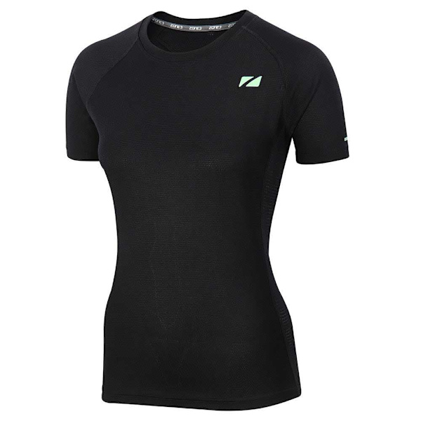 Zone3 Kortærmet T-shirt Active Technical Lite Sort XL Kvinde