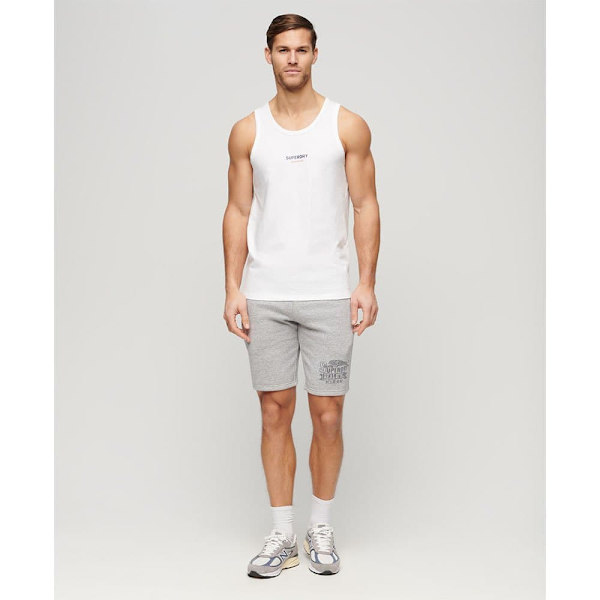Superdry Athletic Coll Graphic Shorts Grå S Man