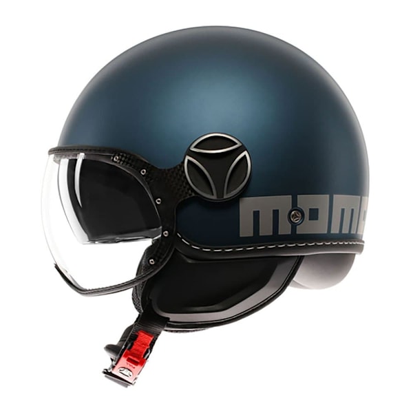 Momo Design Åben Ansigtshjelm Fgtr Evo Sort S