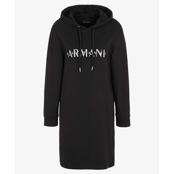 Armani Exchange Kort Kjole 6rya81-yjdbz Sort L Kvinde