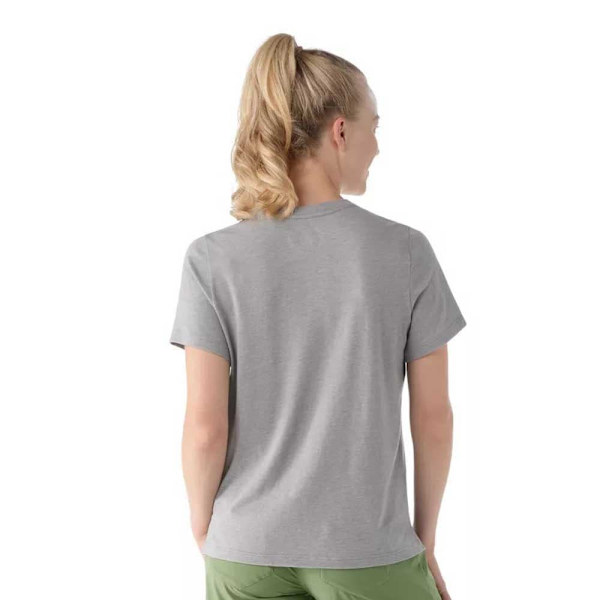 Smartwool Perfect Crew T-shirt Med Korte ærmer Grå S Kvinde
