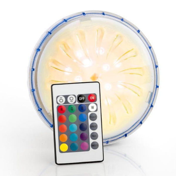 Gre Pools Projektor Til Overjordisk Pool Med Fjernbetjening Led Flerfarvet 15 x 3 cm