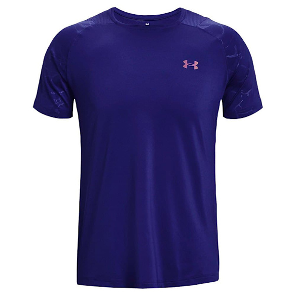 Under Armour Lyhythihainen T-paita Rush Embossed Sininen L Mies