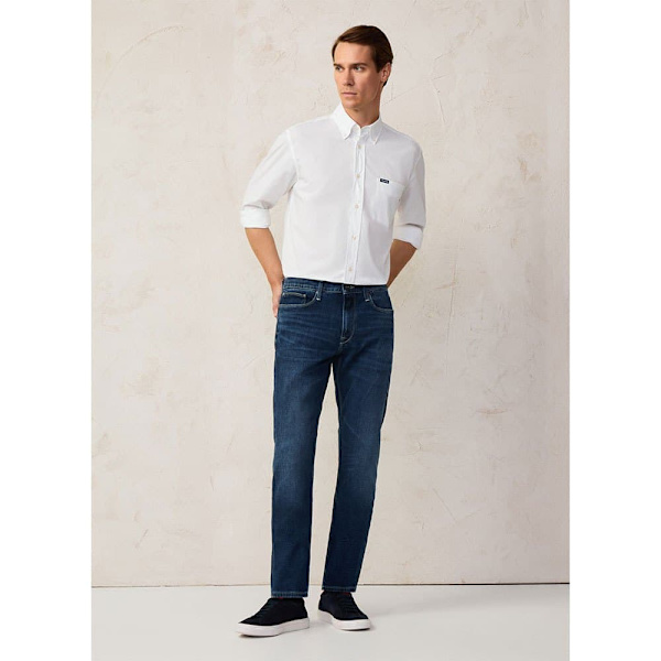 FaÇonnable Fm310793 Skjorte Med Lange ærmer Hvid 2XL Mand